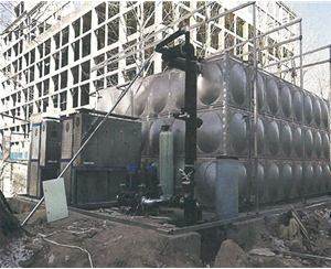 中國電科所2臺(tái)300KW電磁采暖鍋爐，1臺(tái)150KW電磁采暖爐
